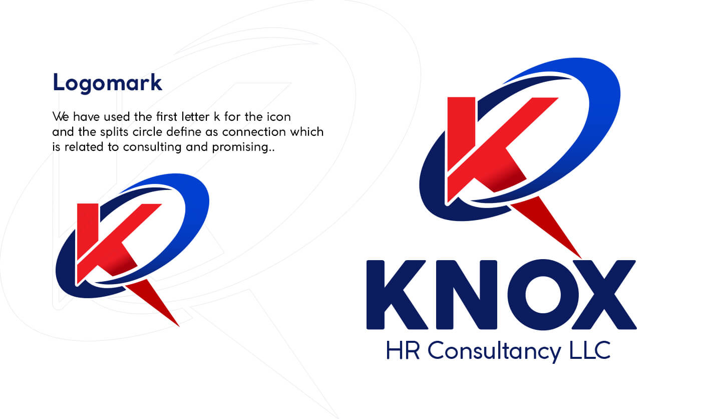 Knox HR Consultancy Kerala logo clear space guideline for professional branding