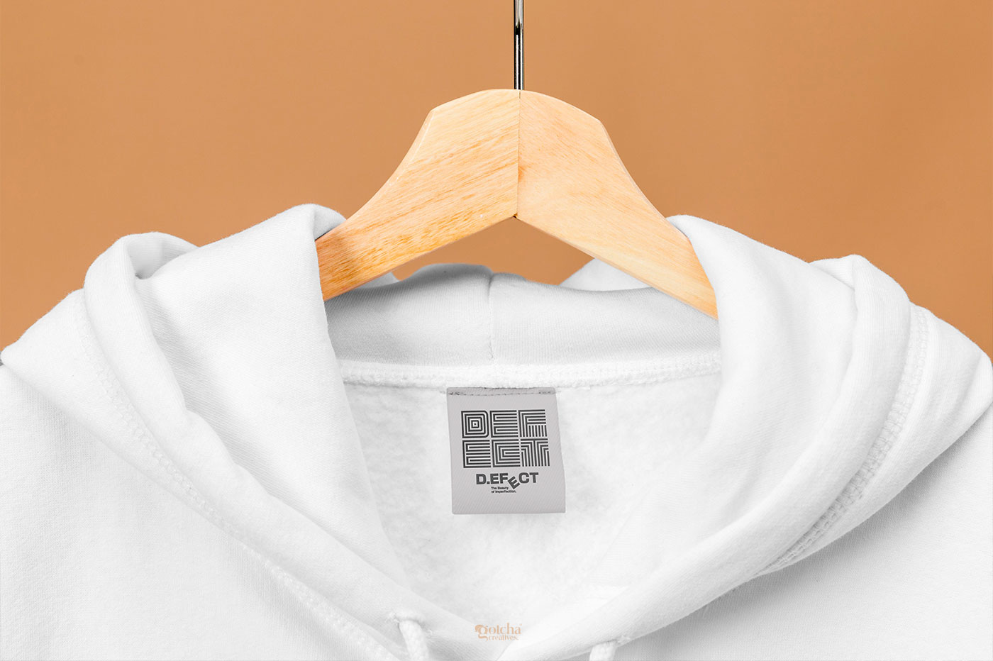 Contemporary branding concept with structured linear logo elements