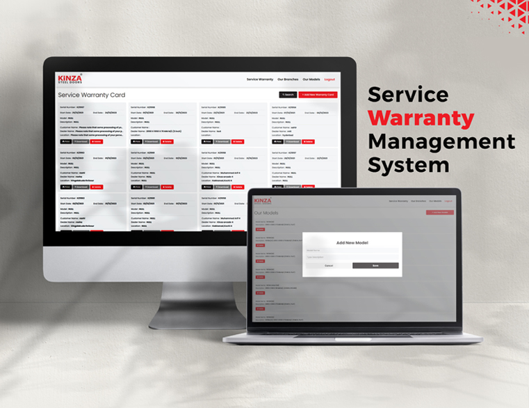 Steel door warranty management system web application design